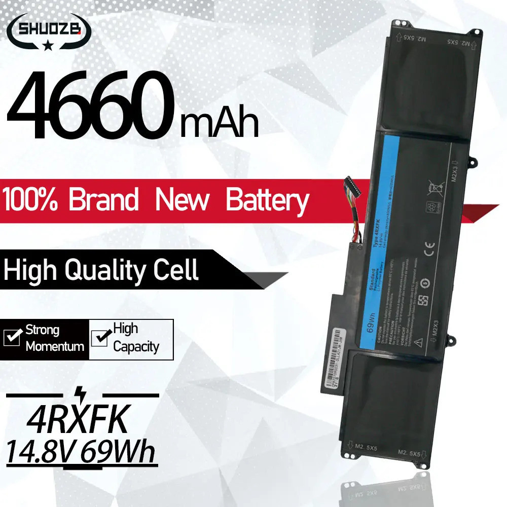 4RXFK C1JKH FFK56 Laptop Battery For Dell XPS 14 L421X Ultrabook 14-L421x L421x L412Z Series Replace