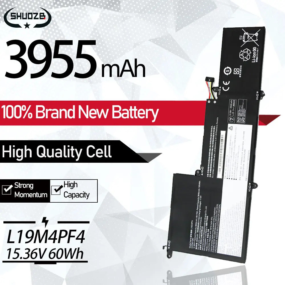 L19C4PF4 L19D4PF4 L19M4PF4 Laptop Battery For Lenovo YOGA 14s 14sARE S750-14 2020 Slim 7-14ARE 7 14 