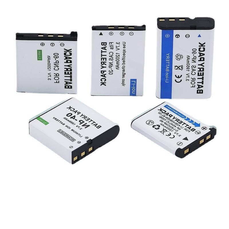 เหมาะสำหรับCASIOแบตเตอรี่ลิเธียมกล้องดิจิตอล CasioNP-20 NP-40 NP-60 NP-130เป็นต้น