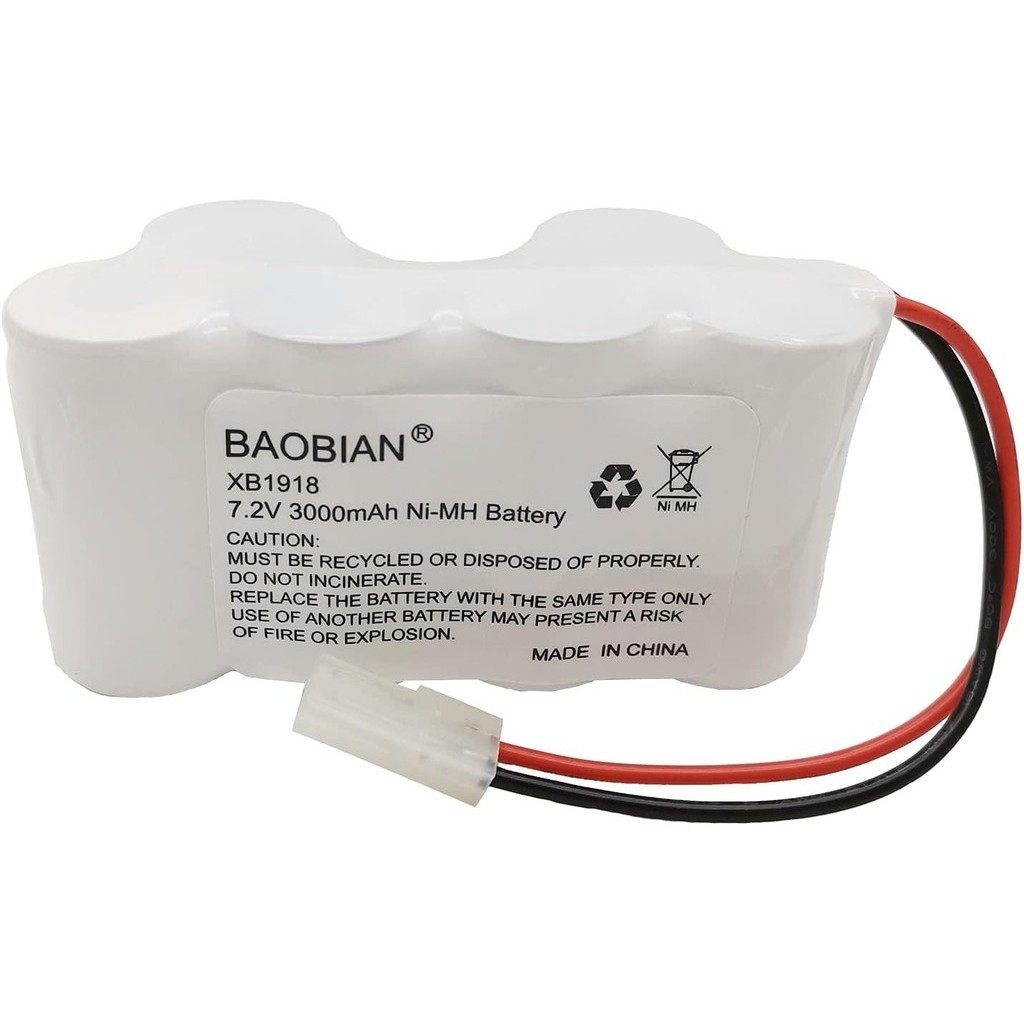 XB1918 V1950 V1917 VX3 7.2V 3000mAh Ni-MH แทนที่แบตเตอรี่เข้ากันได้ Euro Pro Shark เครื่องทำความสะอา