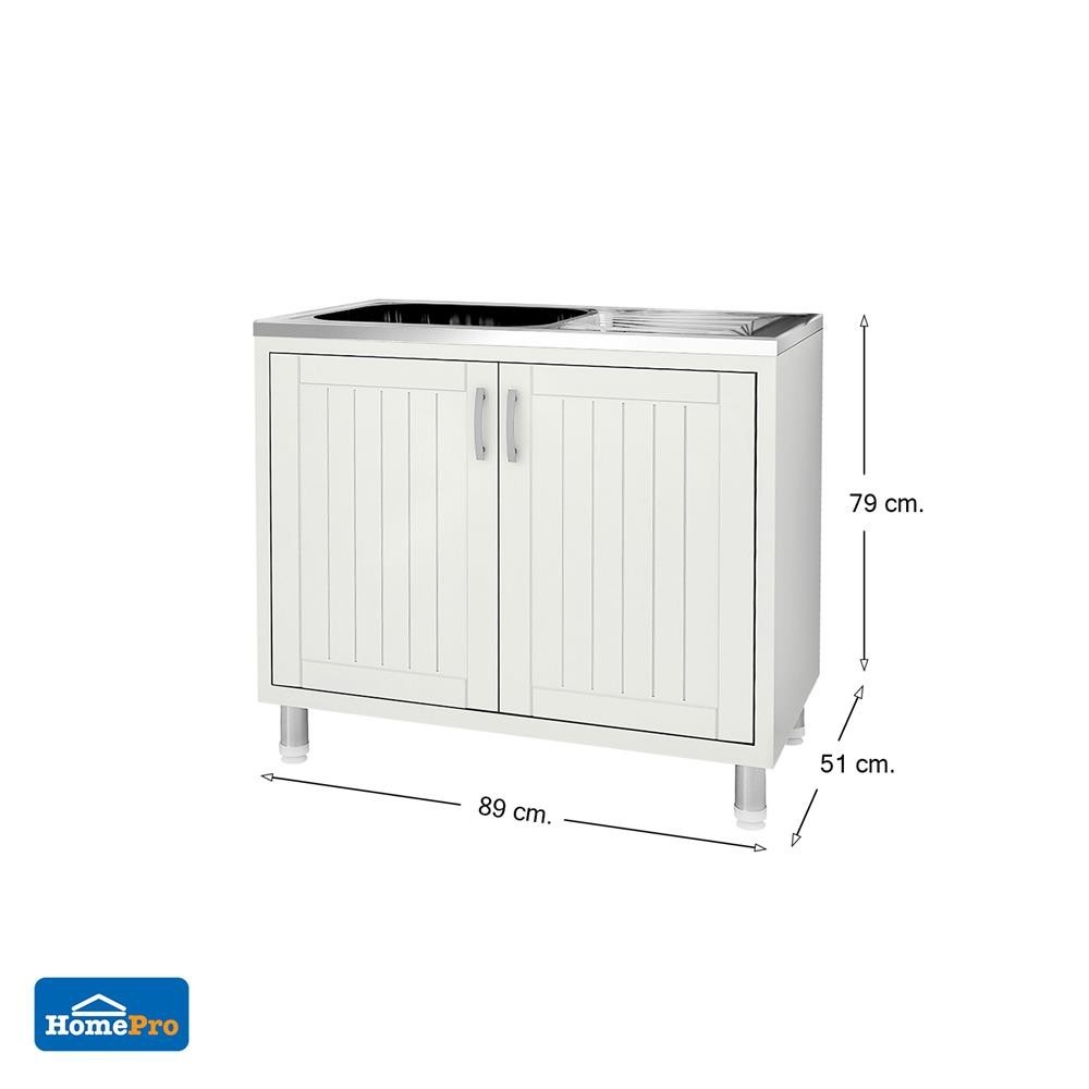 CABIN ตู้ตั้งพื้น PP EDZO 1หลุม 1ที่พัก สีครีม จัดส่งโดย HomePro - รูปที่ 2