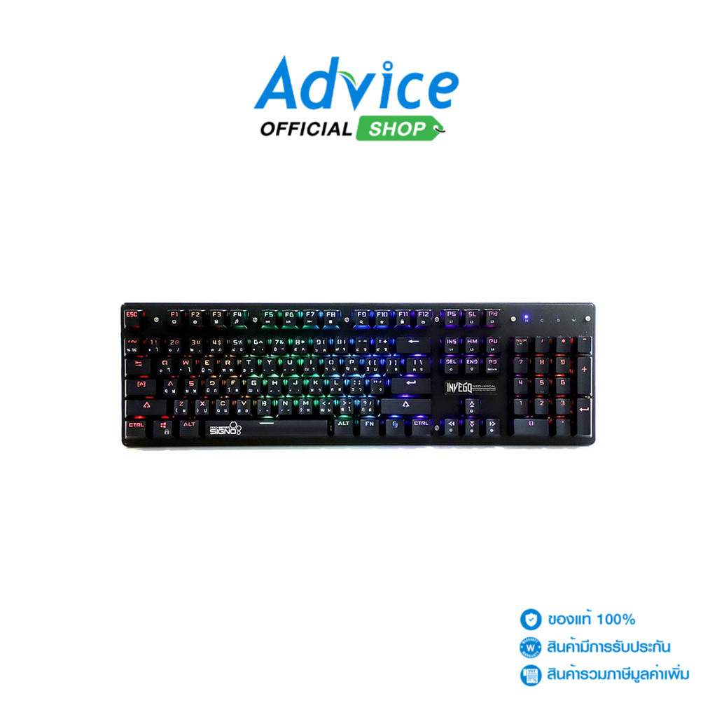 SIGNO KEYBOARD KB-728 INVEGO - BLUE-SWITCH - A0126337