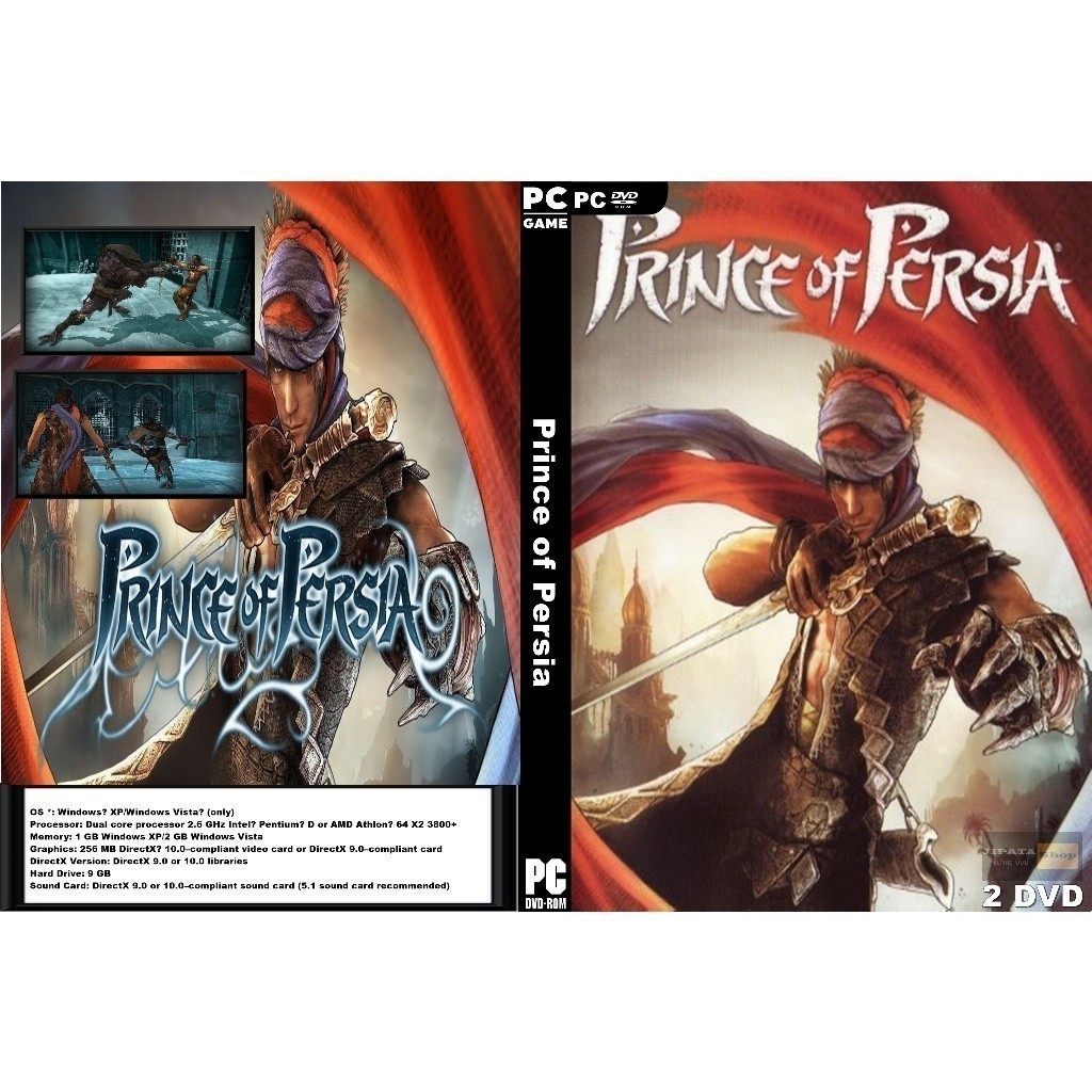 แผ่น Game PC Prince of Persia (2DVD)