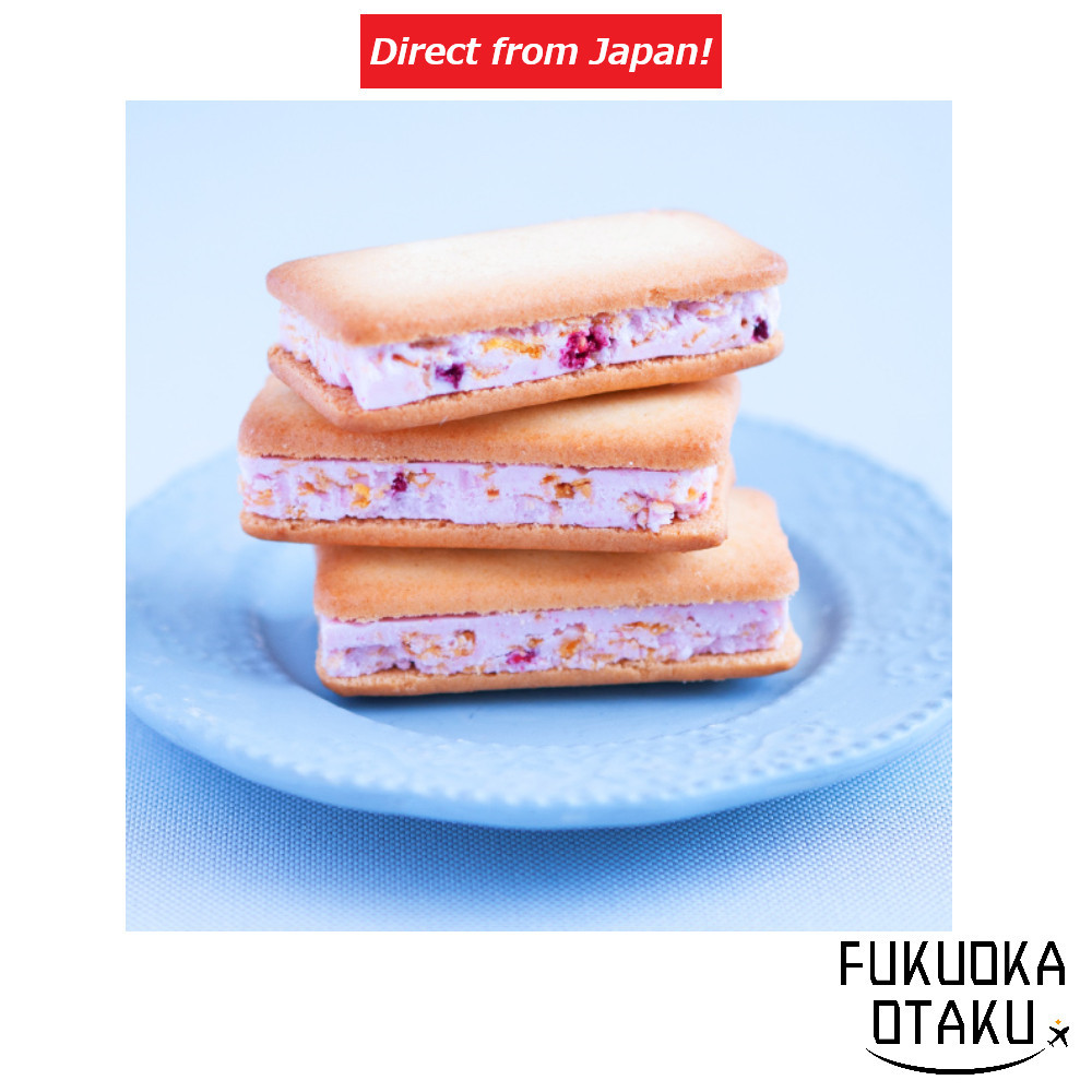 Strawberry Waltz - Amaou (=king of strawberry) Butter Sandwich Strawberry Sand Cookie  [Direct from 