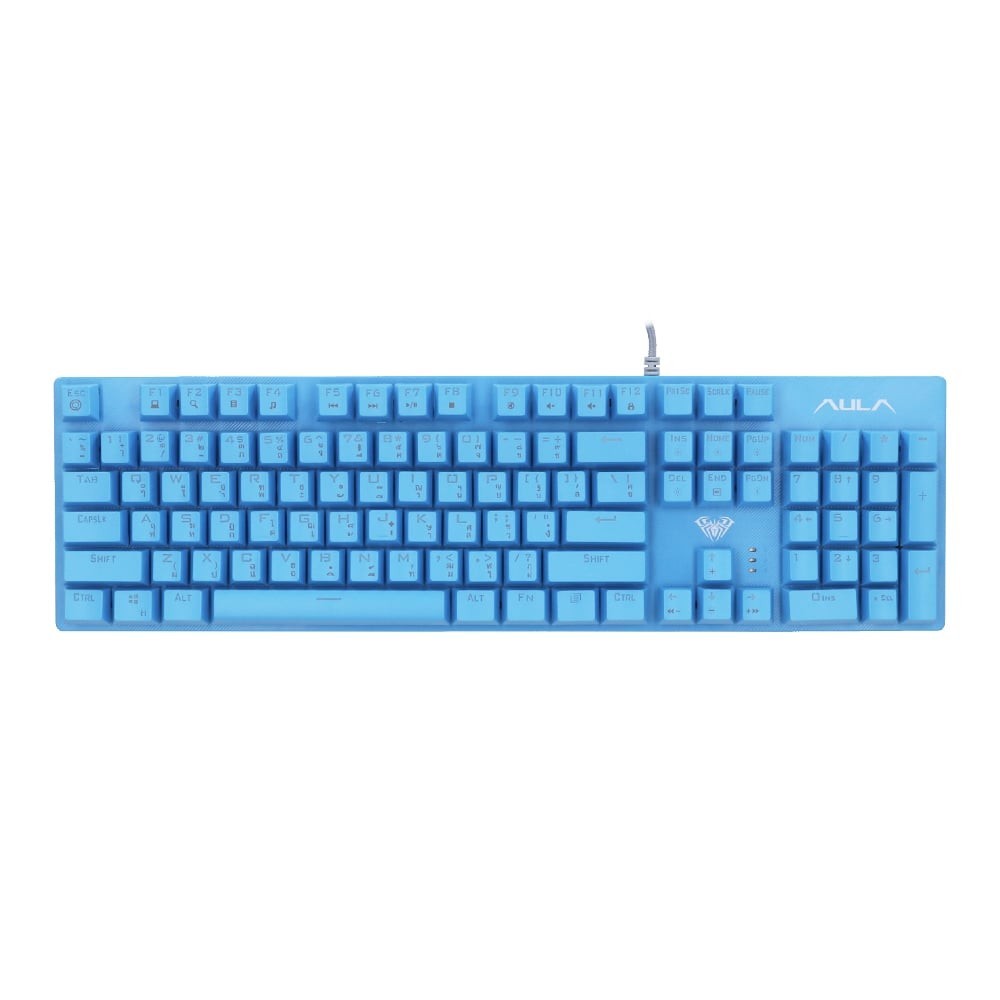 KEYBOARD (คีย์บอร์ด) AULA S2022 MECHANICAL GAMING KEYBOARD (BLUE)