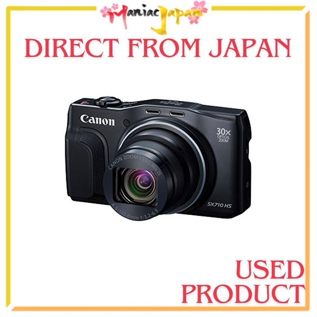 [ กล้องมือสองจากญี่ปุ่น ] กล้องดิจิตอล Canon PowerShot SX710 HS สีดำ 30x Optical Zoom PSSX710HS (BK)