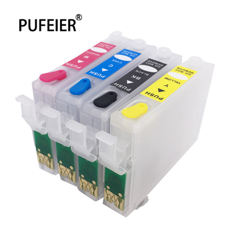 73N T0731N-T0734N Refillable Ink Cartridge With Chip For Epson T10 T11 T20 T21 T40W TX220 TX213 TX40