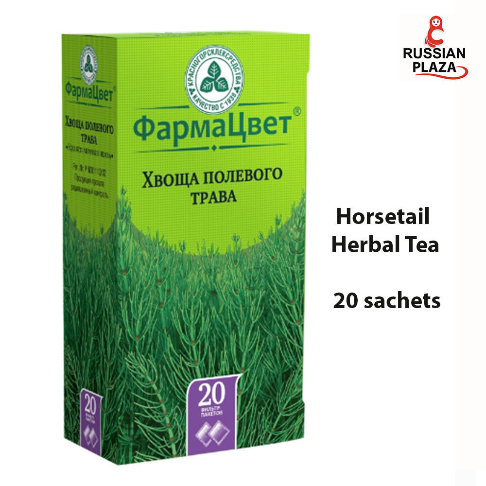Horsetail herbal tea 1.5 g, 20 filter bags, Russian Plaza