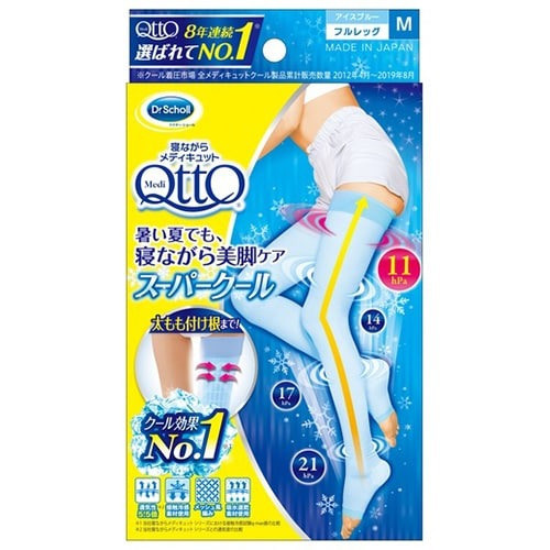 Medi Qtto Compression Socks - Medi Qtto Super Cool Full Legs While Sleeping M Direct from Japan