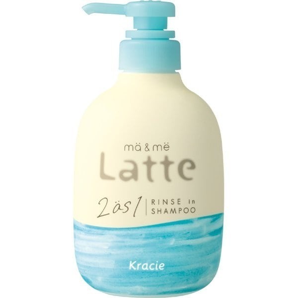 KRACIE MA & Me Latte shampoo in conditioner [no shampoo needed] 490ml Direct from Japan