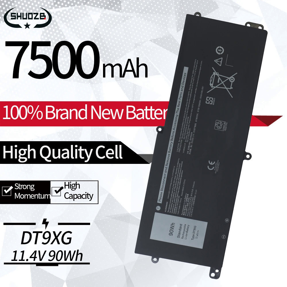 DT9XG 0KJYFY 07PWXV Battery For Dell Alienware Area-51m R1 R2 ALWA51M-1766PB D1748DW D1746B D1766B D