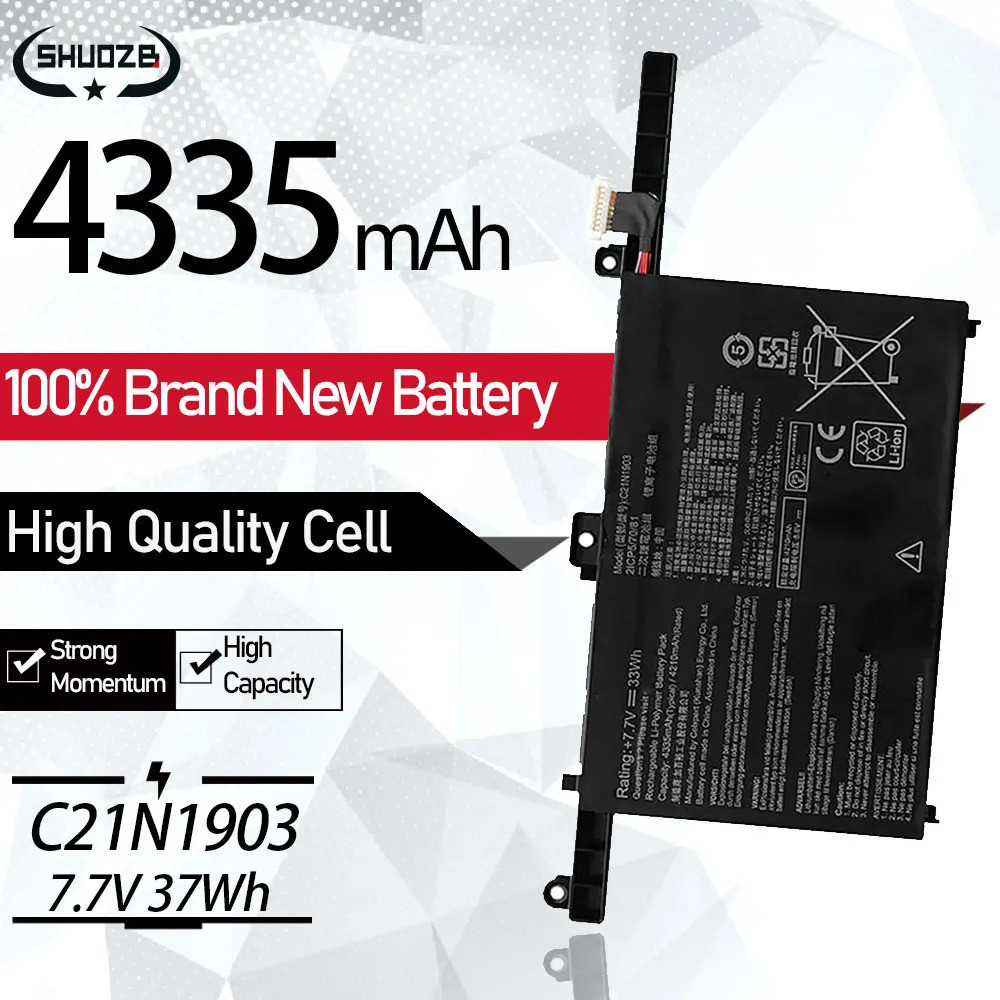 New C21N1903 0B200-03560000 Laptop Battery For ASUS ExpertBook B9 B9450FA B9450 B9450F B9450FA-BM019
