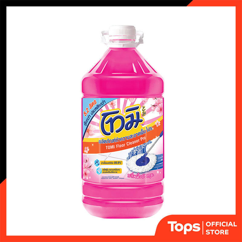 โทมิน้ำยาทำความสะอาดพื้นกลิ่นสปริงซากุระ 5000มล. [8851989040301]