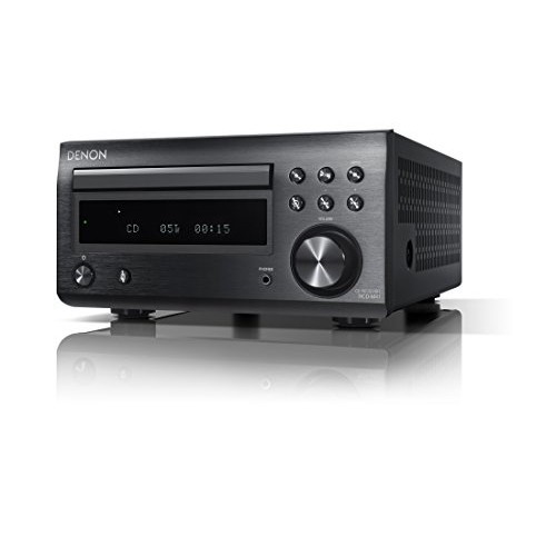 Denon RCD-M41 Wide FM AM/FM Radio Tuner with Discrete Amplifier Bluetooth® Compatible CD Receiver Bl