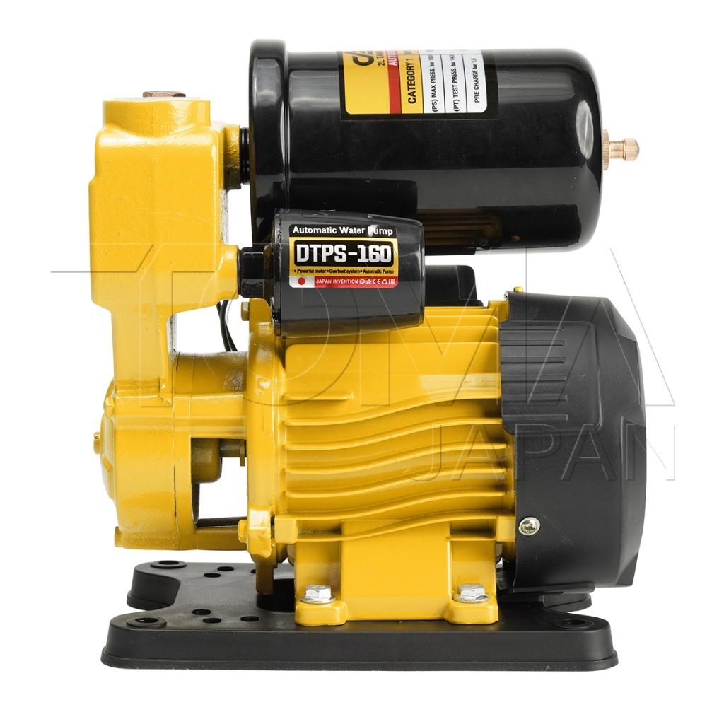 DELTON ปั๊มน้ำออโต้ 750W PS Series รุ่น DTPS-160 แถมฟรี! ฟุตวาล์ว กะโหลกดูดน้ำ ข้อต่อท่องอ-ท่อตรง ครบชุด - รูปที่ 2