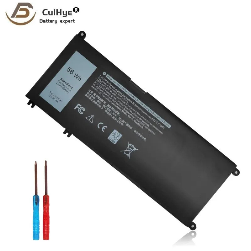 33YDH 15.2V แบตเตอรี่แล็ปท็อปสำหรับ Dell Inspiron 17 7778 7779 7773 15 7577 G3 15 3579 5587 17 3779 