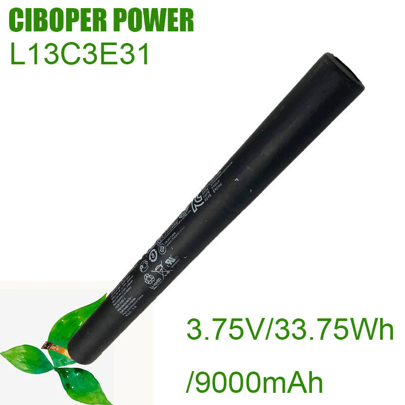 CP ของแท้แบตเตอรี่ L13C3E31 3.75V // 9000MAh สำหรับโยคะ10 "แท็บเล็ต B8000 B8080 L13D3E31 L13C3E31 B8