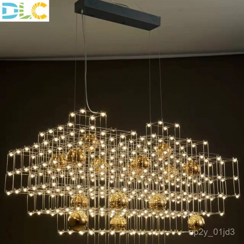 Creative Hotel Banquet Hall โคมไฟแฟชั่นบุคลิกภาพบาร์ไฟศิลปะ 14CI