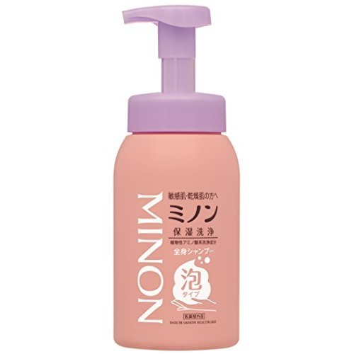 direct from Japan Minon Whole Body Shampoo Foam Type Body Bottle 500mL Body Soap Sensitive Skin Skin
