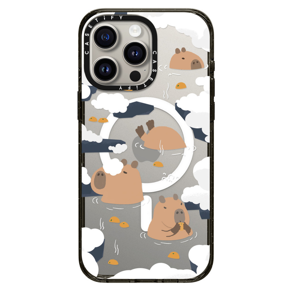 [พร้อมส่ง] CASETiFY | Capybara Biubiu Floating Capybara