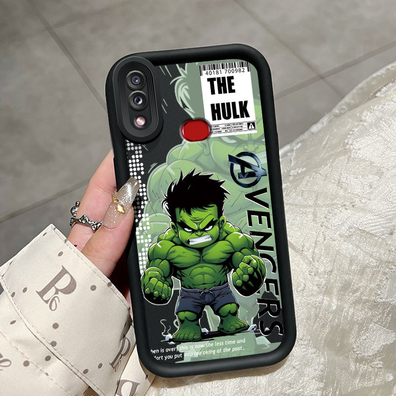 เคสสำหรับ Samsung Galaxy A10s M01s เคสป้องกันลายฮักักและไอรอนแมนน่ารักดีไ
