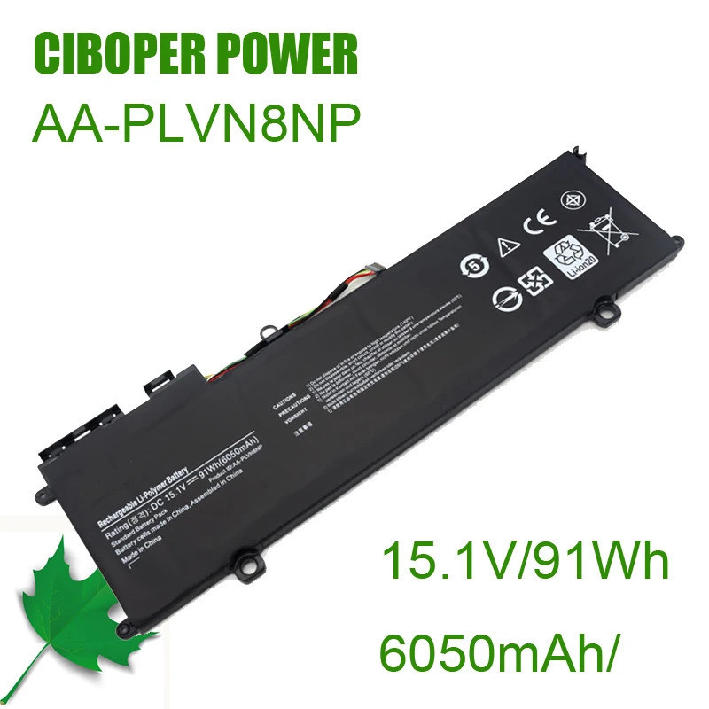 CP แบตเตอรี่แล็ปท็อป AA-PLVN8NP 15.1V/6050MAh/91Wh สำหรับ ATIV Book 8 780Z5E แบบสัมผัส780Z5E-S01 NP7
