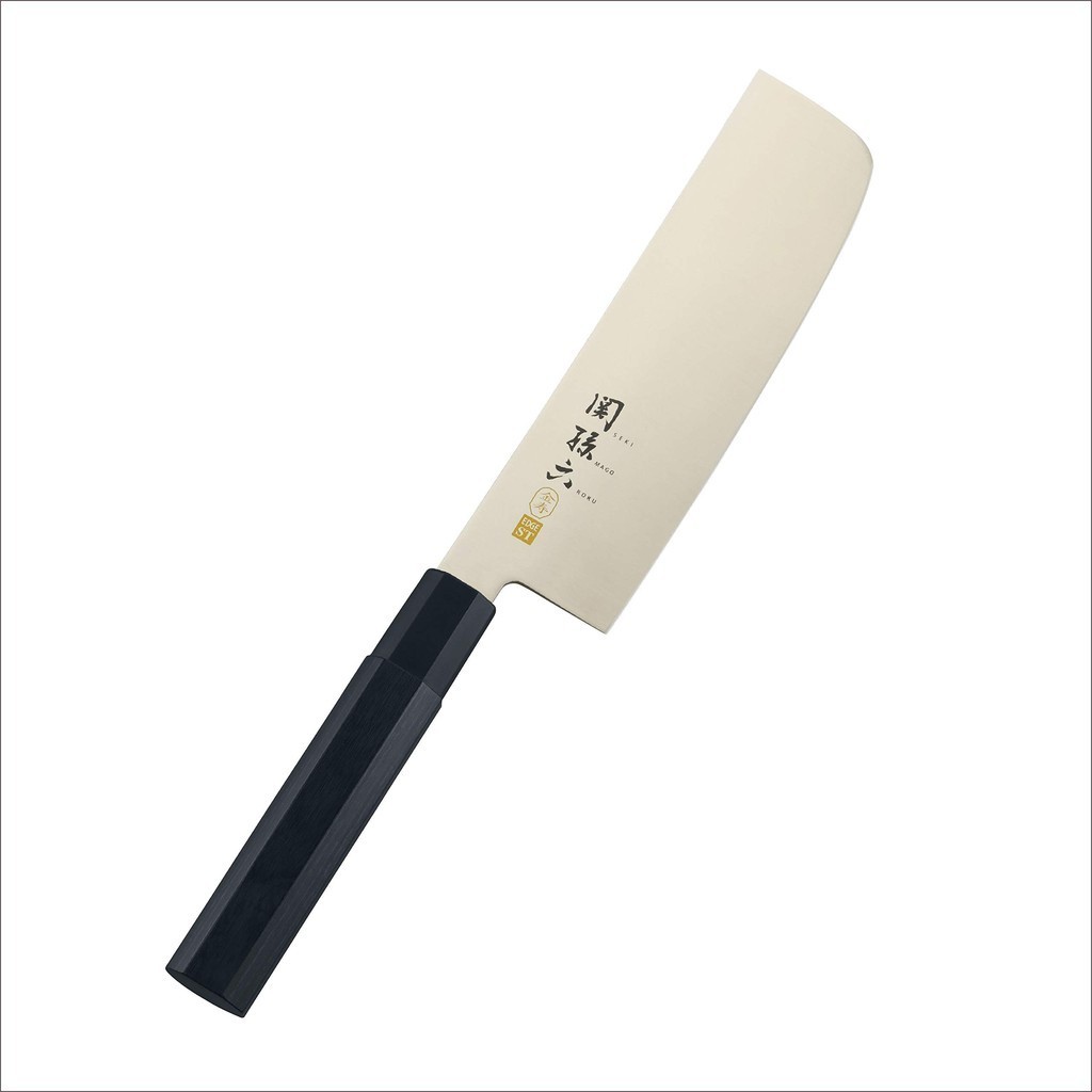 【Direct from Japan】 Kai Corporation KAI Nakiri มีด Seki Magoroku Kinju สแตนเลส 165mm Made in Japan
