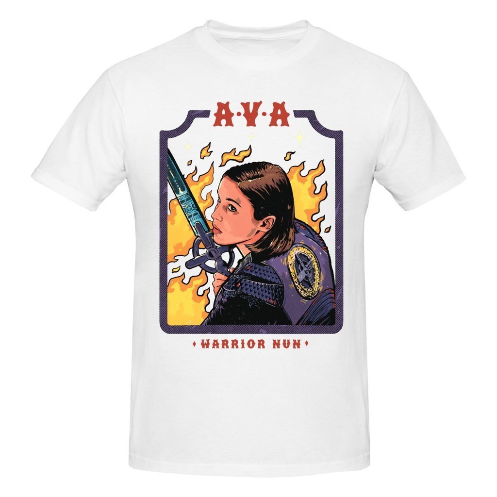 【COD】2023 NEWTV Warrior Nun Sow Ava Silva T Shirt Crewneck Short Sleeve Custom Shirts Funny Summer F