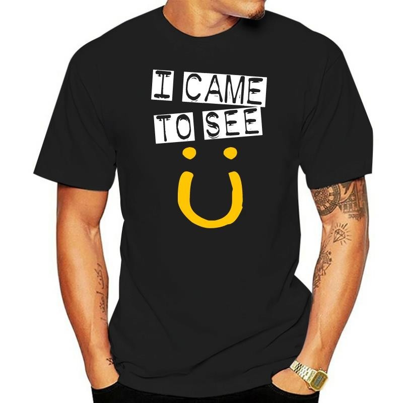 【COD】Top Tees I CAME TO SEE JACK U SKRILLEX DIPLO EDM DANCE MUSIC TRAP DJ BIEBER MENS T SHIRT