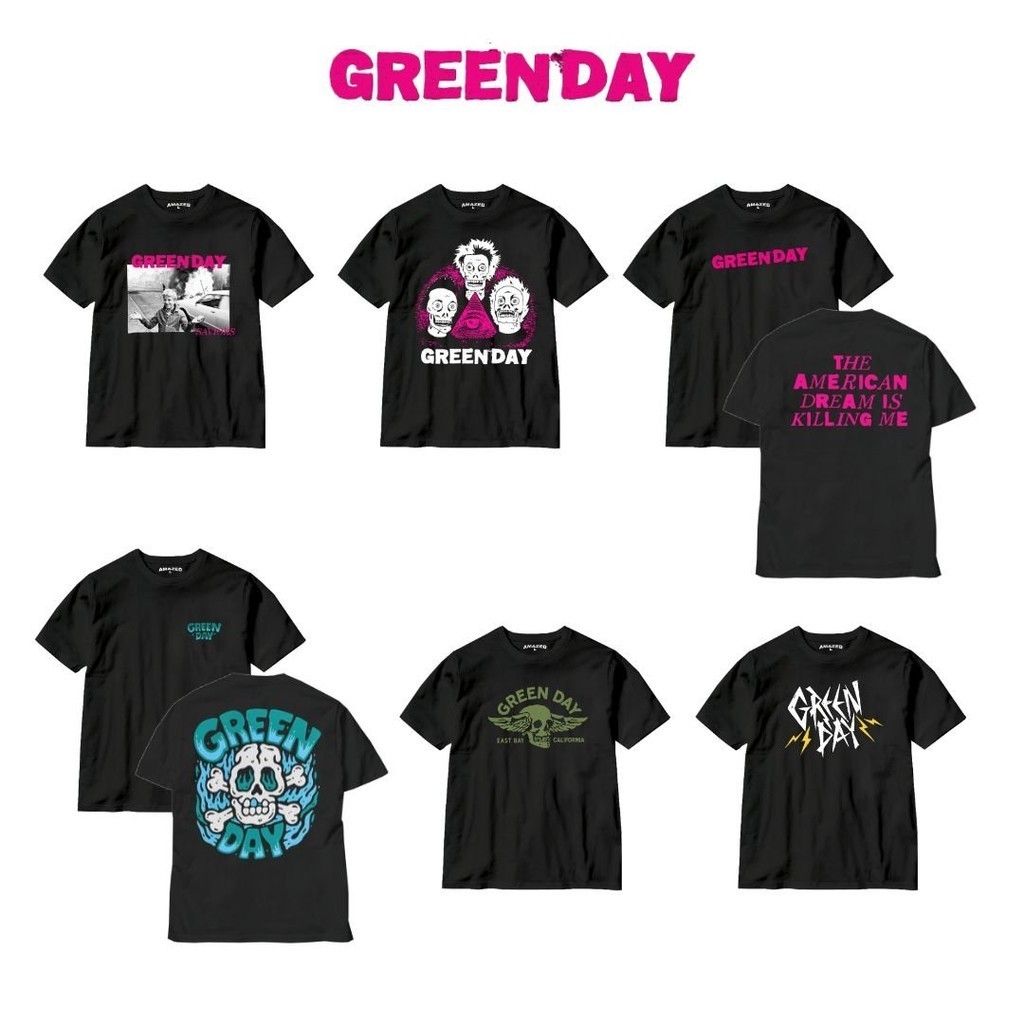 【COD】Green Day Shirt The American Dream T-shirt | Amazedph