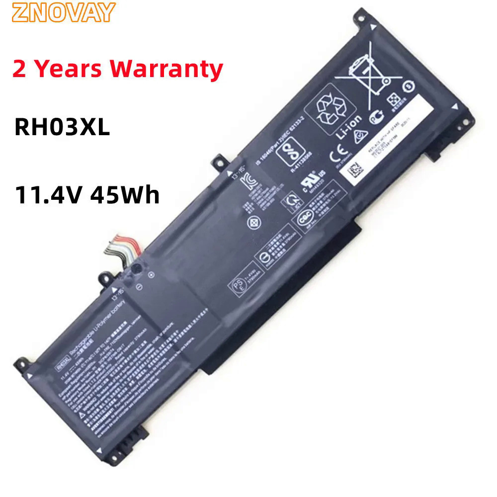 ZNOVAY 11.4V RH03XL G8326S8P HSTNN-IB9Q M01524-172 M02027-005แบตเตอรี่สำหรับ HP ProBook 430 440 450 