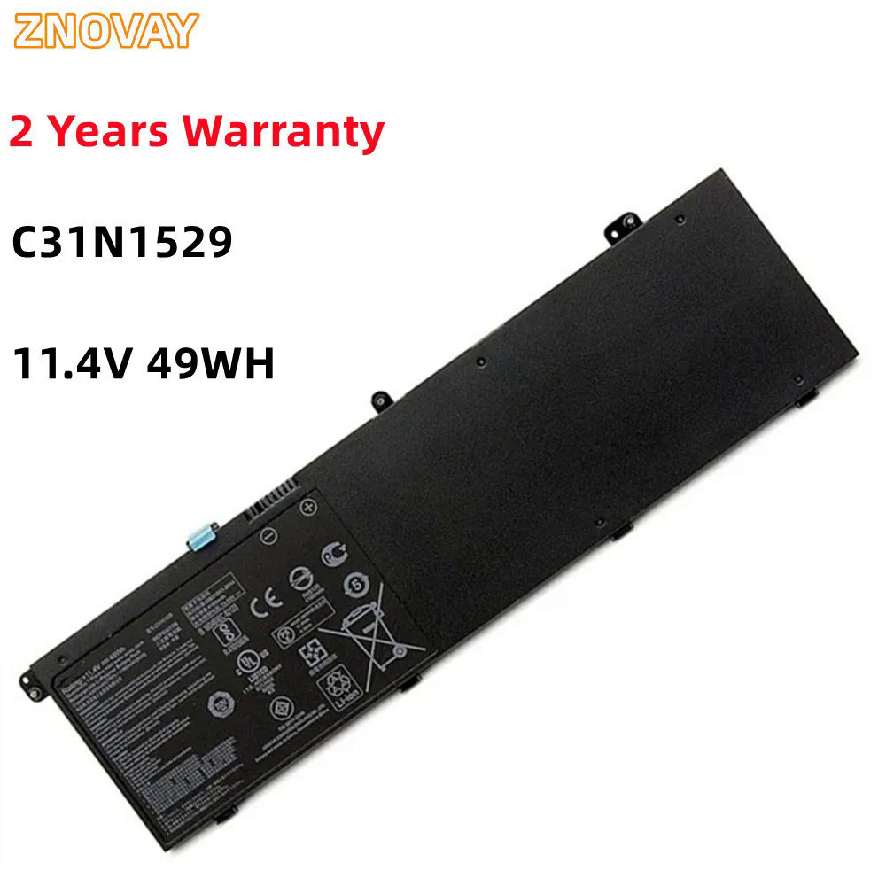 ZNOVAY C31N1529 11.4V 49Wh/4300MAh แบตเตอรี่แล็ปท็อปสำหรับแท็บเล็ต ASUS C31P0C1 C31POC1 B8230 B8230U