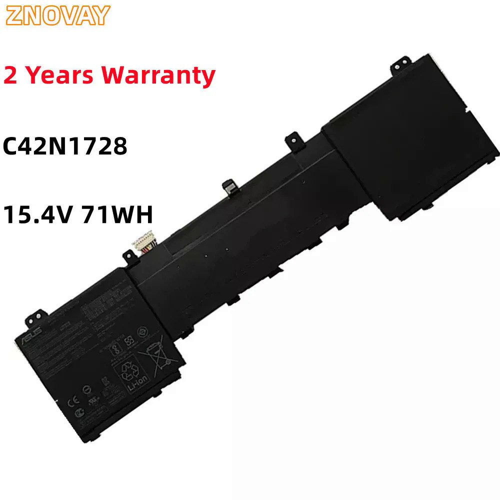ZNOVAY C42N1728 15.4V แบตเตอรี่แล็ปท็อป71WH สำหรับ Asus ZenBook Pro UX550GE-E2019T,BN005R UX580GD-BN