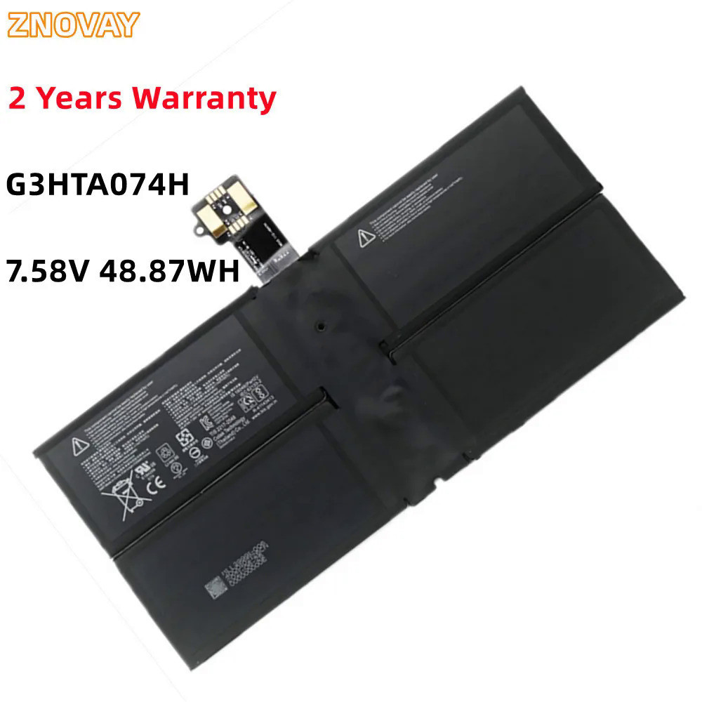ZNOVAY G3HTA074H 7.58V 48.87WH/6444MAh แบตเตอรี่แล็ปท็อปสำหรับ Microsoft Surface Pro 7 Plus 1960แท็บ