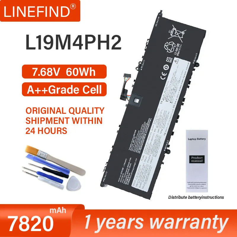 แบตเตอรี่ L19C4PH2 L19M4PH2สำหรับ Lenovo Ideapad Yoga 9i (14) 9-14ITL5 82BG สำหรับ Yoga Pro ITL 5B10