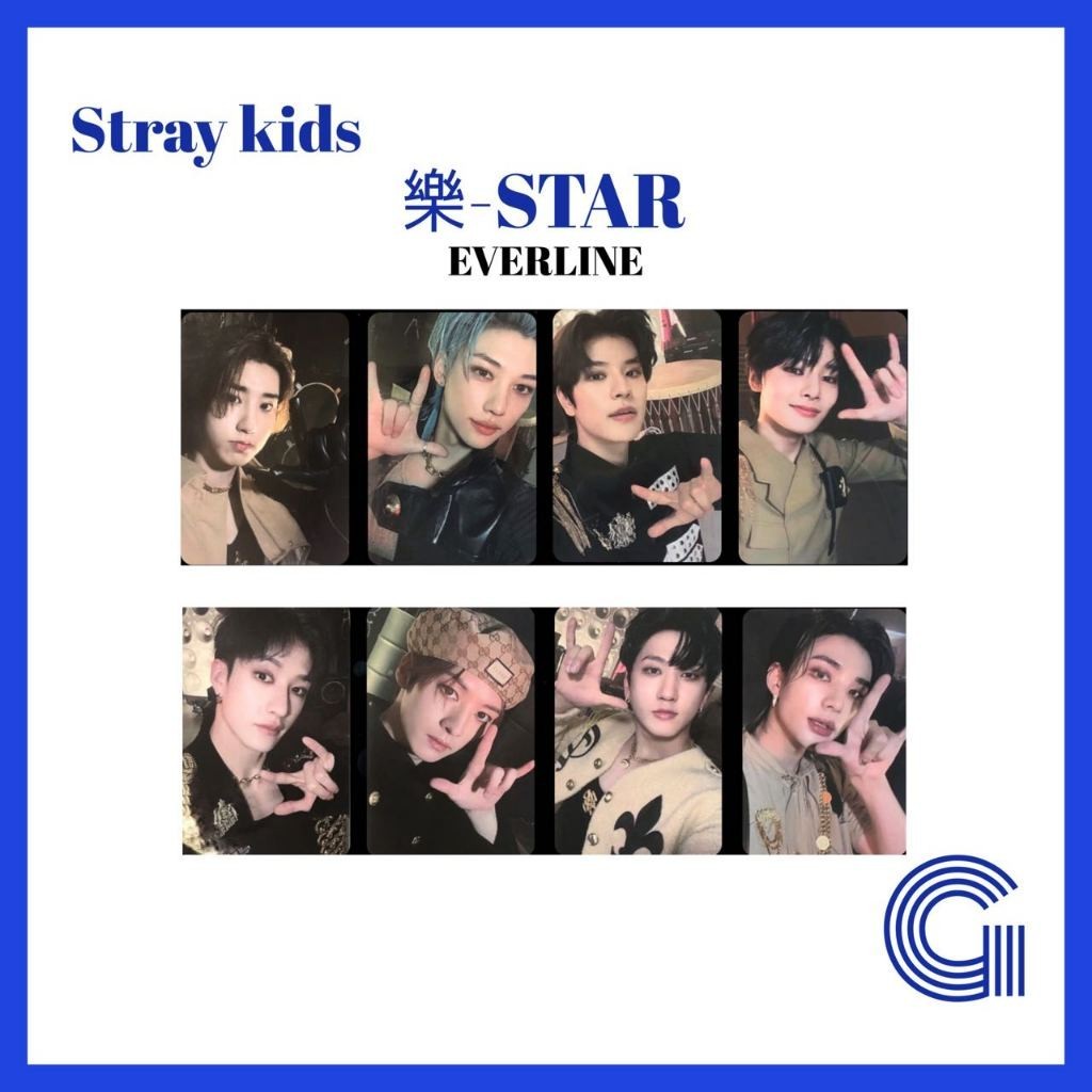 【EVERLINE Pob】 Stray Kids - |-STAR (โฟโต้การ์ด)