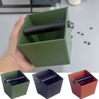 TIMECAFE ถังเคาะกากกาแฟ ตัวเล็ก Knockbox (อ่างเคาะกากกาแฟ พลาสติก) CLGR