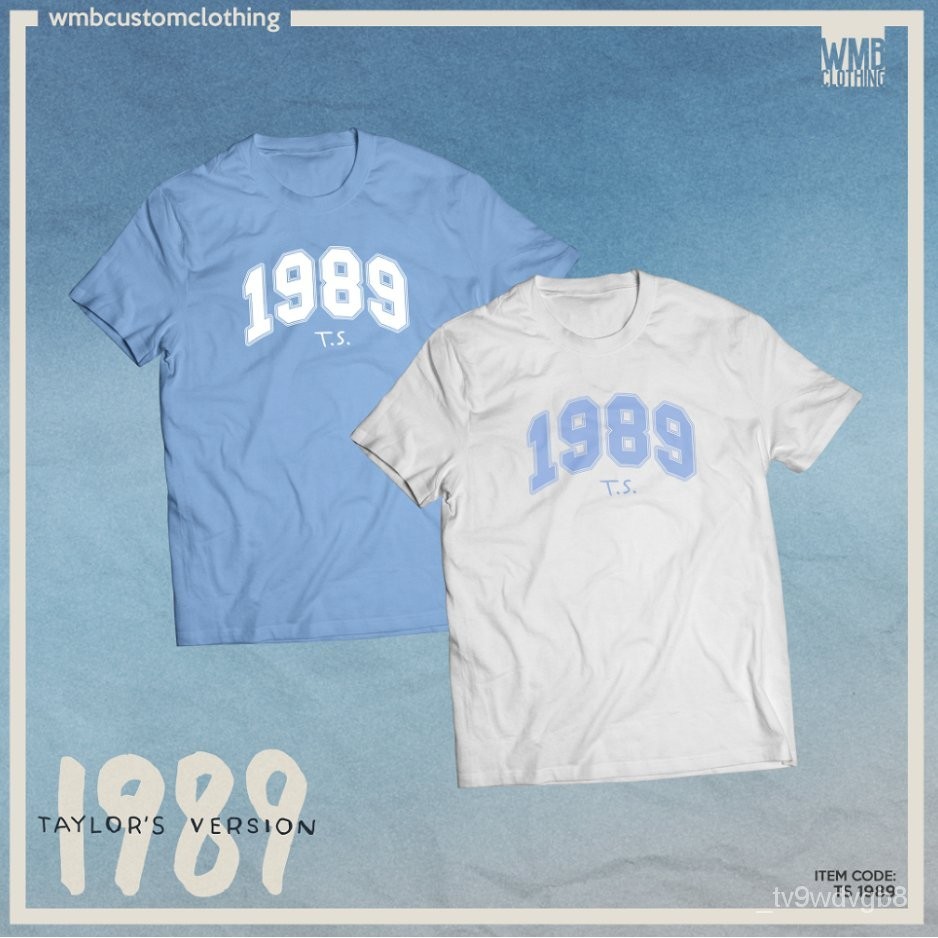 【High quality】1989 Taylor Swift | cotton T-shirt | fight suit