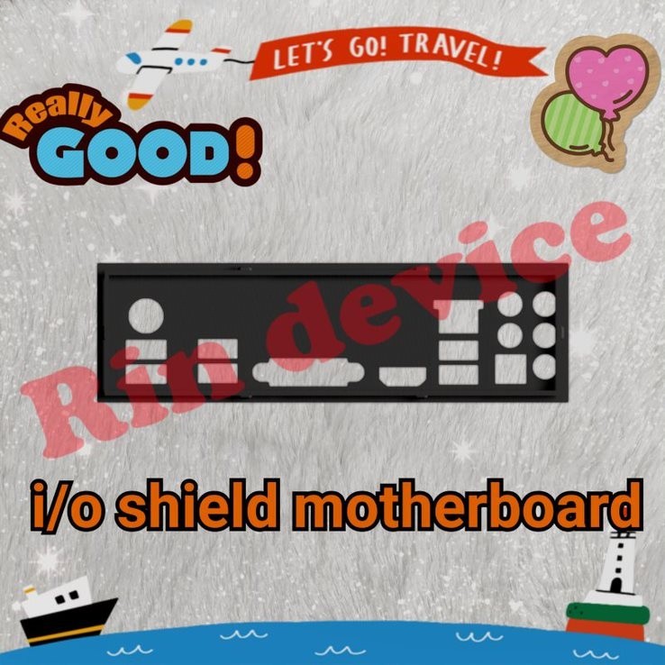 i/o shield mainboard asus strix b250h gaming   #ฝาหลังเมนบอร์ด