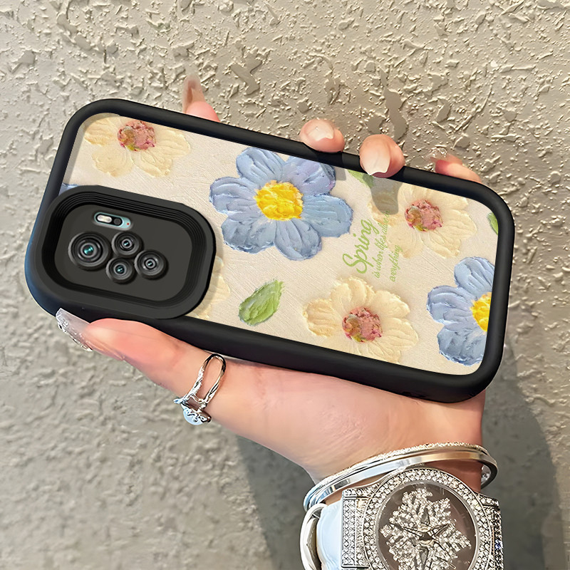 เคสสำหรับ Xiaomi Redmi Note 10 Redmi Note 10s Redmi Note 10 Pro POCO M5s เคสดอกไม้อ่อนโยนรูปแบบครอบ