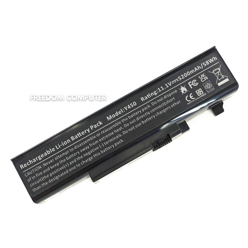 แบตเตอรี่โน๊ตบุ๊ค (OEM) Lenovo IdeaPad Y450 Y550 Series BATTERY