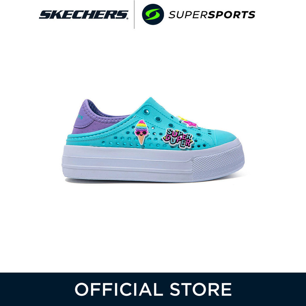 SKECHERS Foamies®: Guzman HI-Rise - Stay Vibin รองเท้าลำลองเด็กผู้หญิง