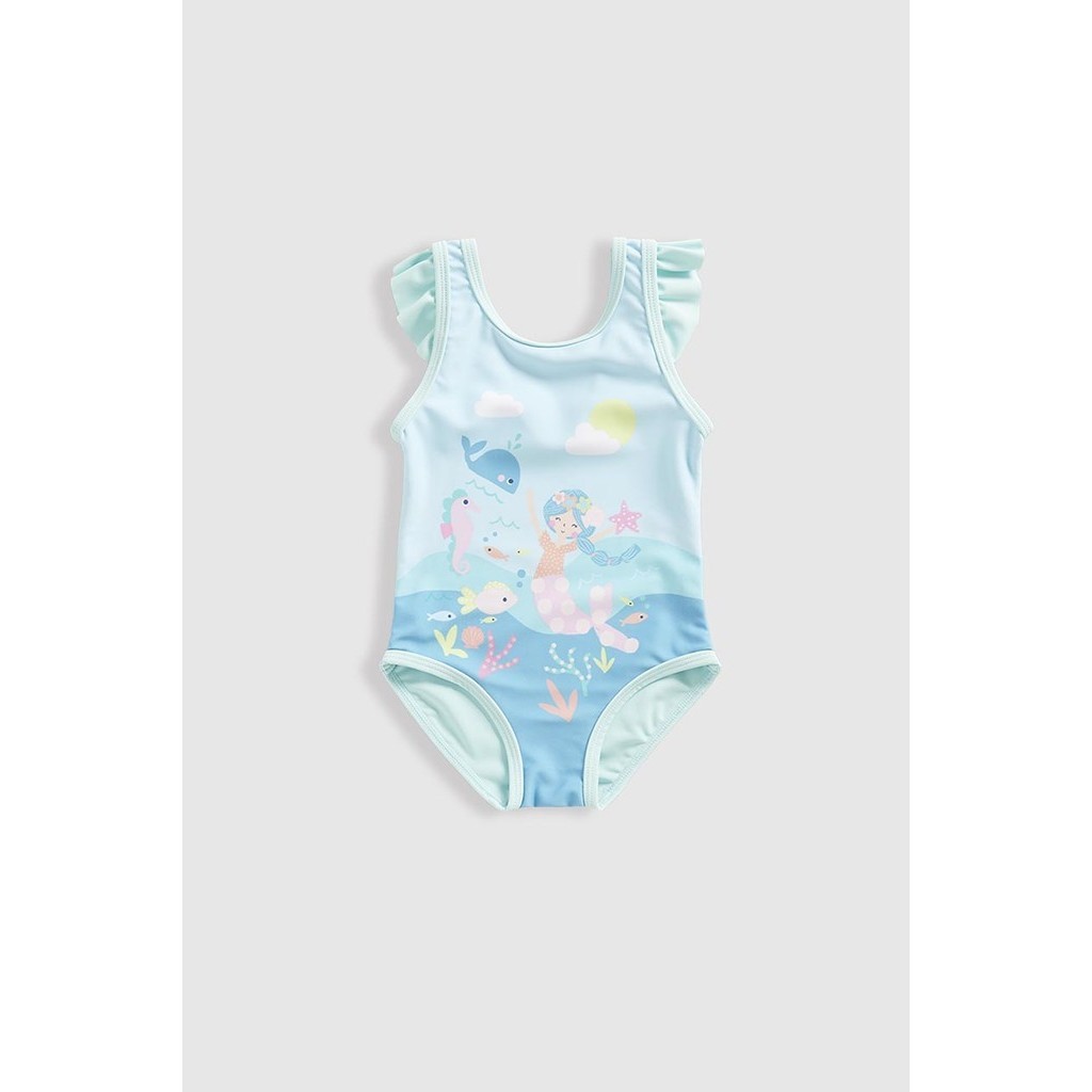 ชุดว่ายน้ำเด็กผู้หญิง Mothercare Mermaid Swimsuit HC689