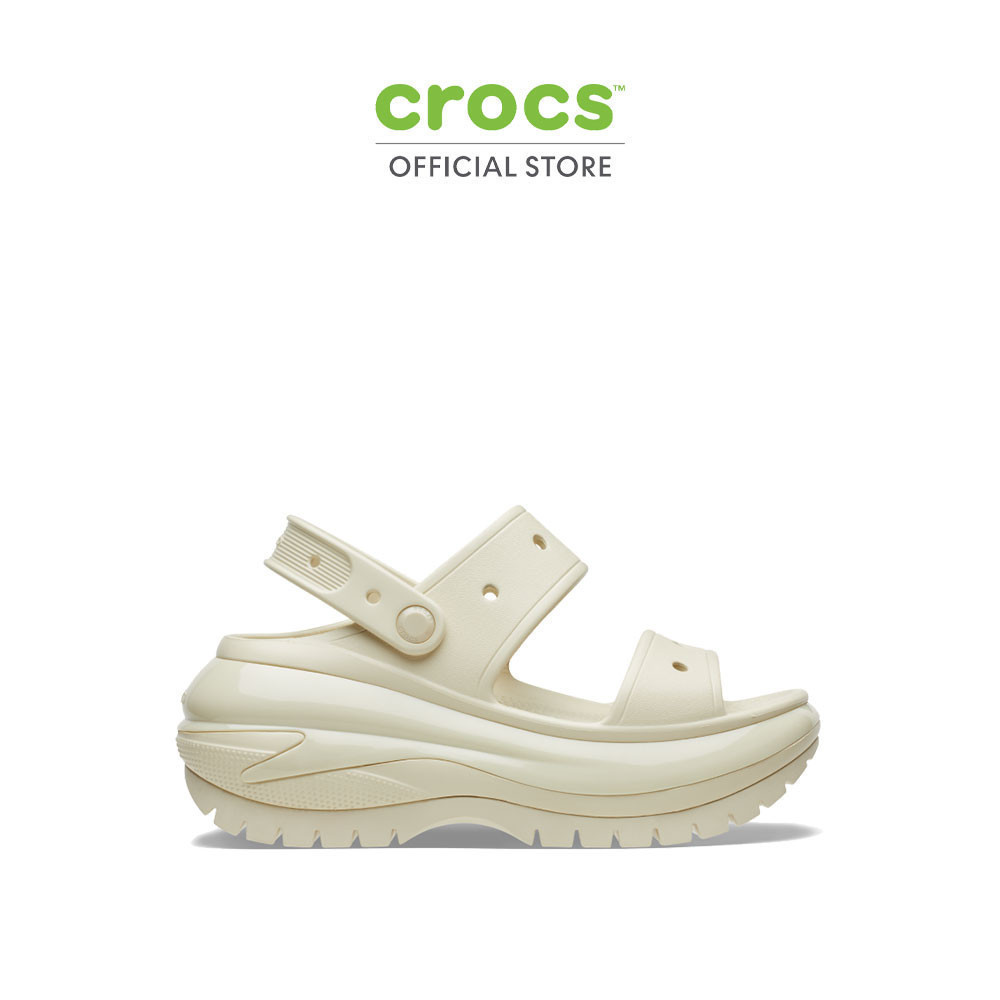 CROCS รองเท้าแตะผู้ใหญ่ MEGA CRUSH SANDAL รุ่น 2079892Y2 - BONE