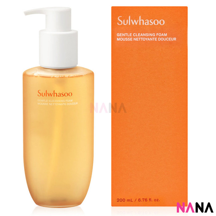 SulWhaSoo Gentle Cleansing Foam 200ml โฟมล้างหน้าสำหรับขจัดสิ่งสกปรก เมคอัพ ฝุ่นละอองและความมันออกจากรูขุมขน 200 มิลลิลิตร