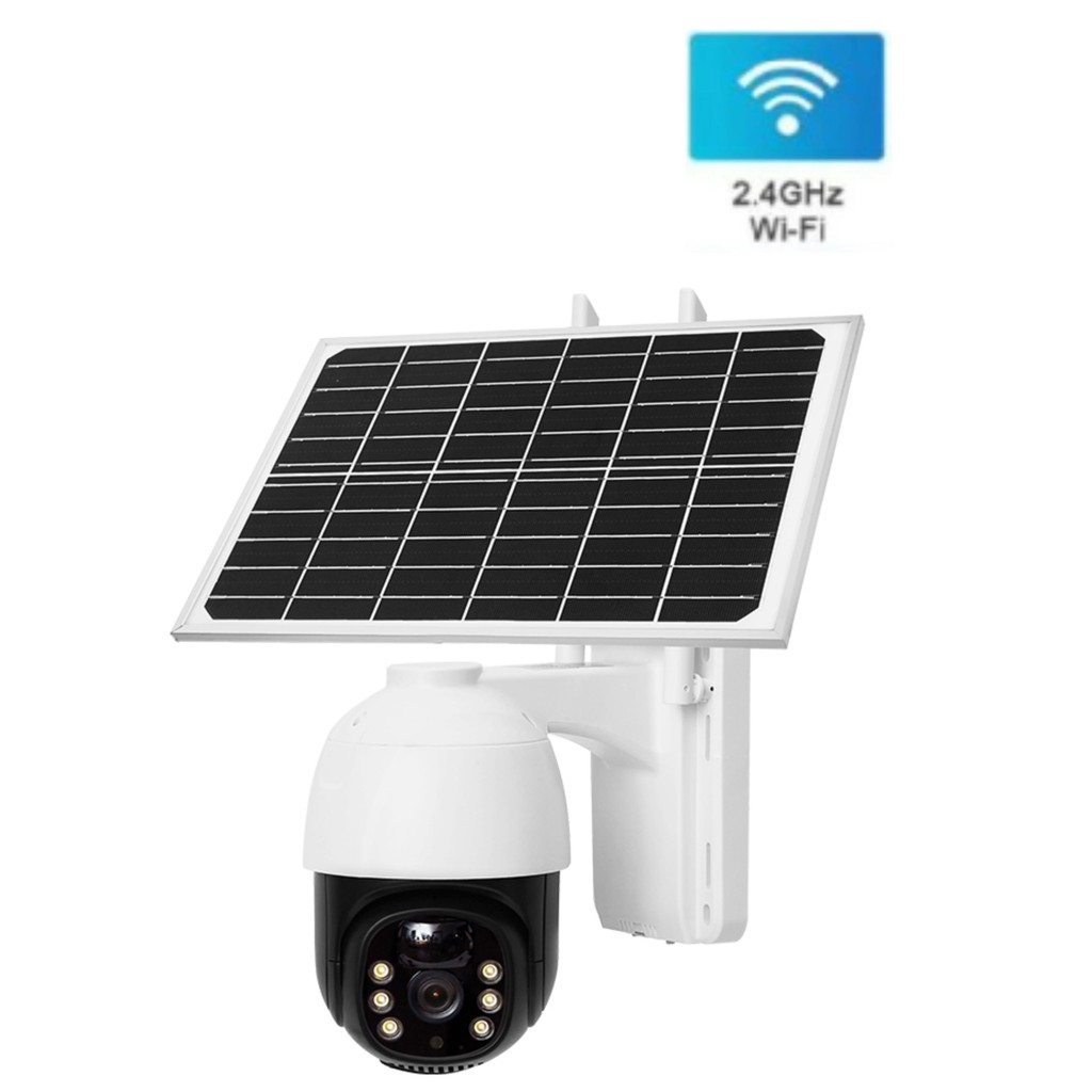 1 LENS Solar camera cctv wifi 18650-8000mAh,battery Solar Camera Wireless WiFi CCTV Security Surveil