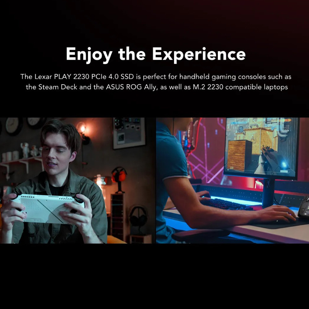 เอสเอสดี ภายใน Lexar PLAY 2230 SSD 1TB M.2 2230 PCIe NVMe (LNMPLAY001T-RNNNG)_4