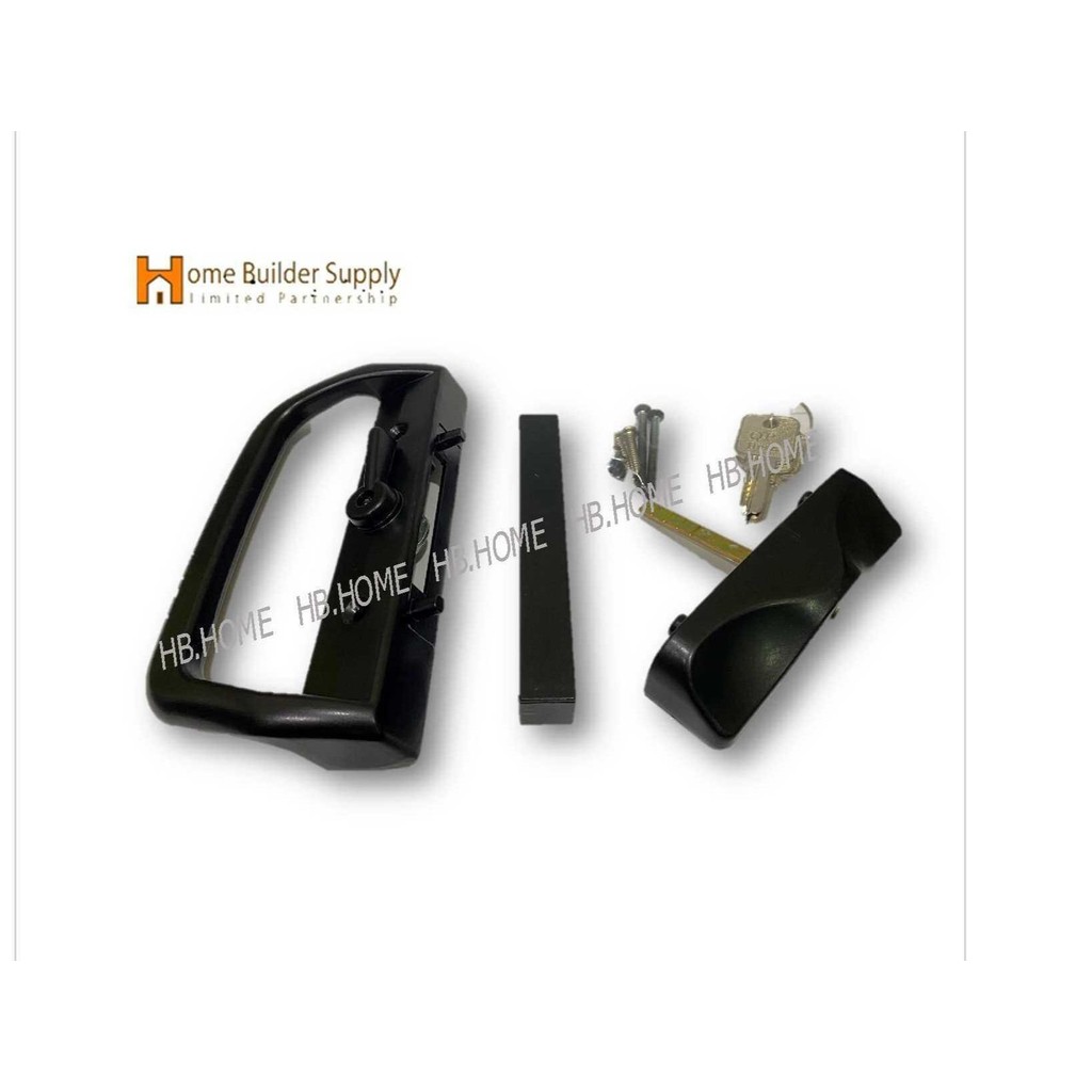 มือจับหน้าต่าง Husza QP 200 มือจับประตูอลูมิเนียมบานเลื่อนเดี่ยว-มีกุญแจ-ข้างขวา มือจับหูช้าง NVQ3