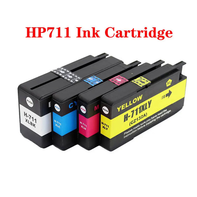 Compatible for HP 711XL HP711 ink cartridge 711 Designjet T120 T520 T100 T125 T130 T525 T530 Printer