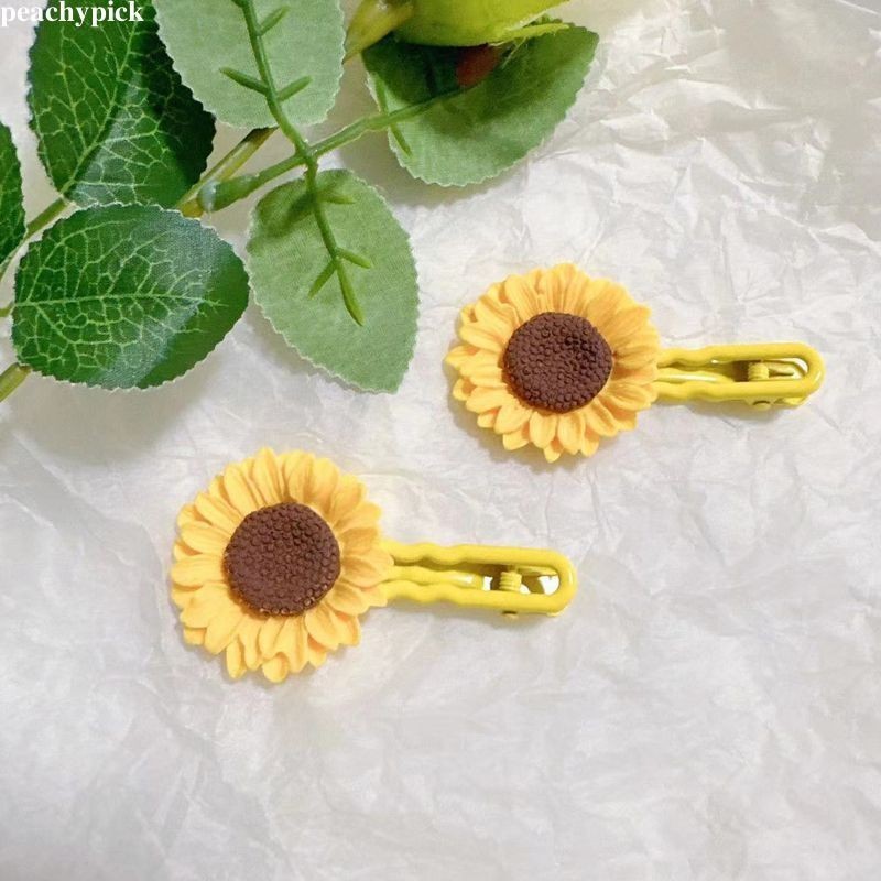 🍑peach🍑 กิ๊บติดผมรูปดอกทานตะวัน